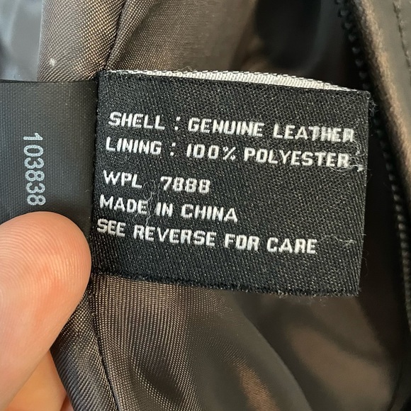 Avanti Genuine Leather Jacket Womens M Dark Brown Full Zip Fitted Design Biker - Picture 12 of 13